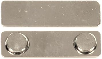 10 Pack - Magnetic Name Badge Tag Fastener Backing with Adhesive