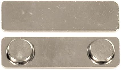 10 Pack - Magnetic Name Badge Tag Fastener Backing with Adhesive