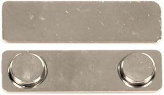 10 Pack - Magnetic Name Badge Tag Fastener Backing with Adhesive
