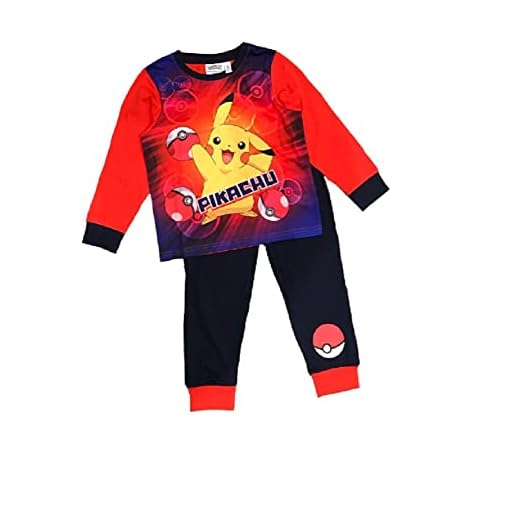 Pokémon Pijama niño o niña con Pikachu Talla 11-12 años