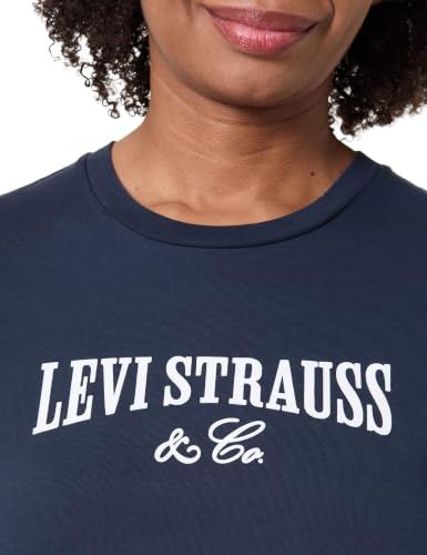 Levi's Damen THE Perfect Tee T-Shirt, Navy Blazer, XS – Ansicht 2