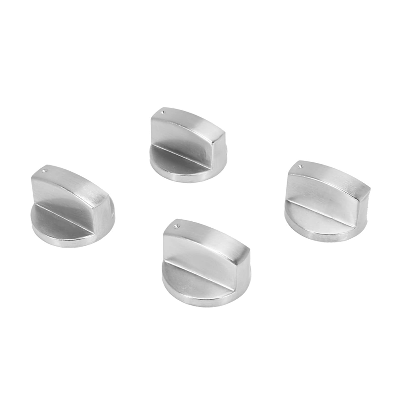 Miter Boutons de cuisinière, bouton de four (12 pièces), adaptateurs de boutons de commande de cuisinière à gaz en argent universel de 6 mm, interrupteur rotatif de four