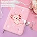 Fanfanwin Axolotl Gifts Set for Women Daughter, Valentines Pink Axolotl Lovers Gift Accessories for Birthday, Diary with Lock, Flannel Blanket, LCD Drawing Tablet, Bag, Keychain, Eye Mask, Headband
