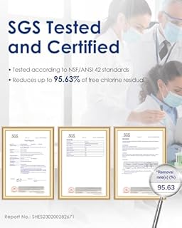 Waterdrop Whole House Water Filter System, with Carbon Filter and Sediment Filter, 5-Stage Filtration, Highly Reduce Lead, Chlorine, Odor and Taste, 2-Stage 5 Micron WD-WHF21-PG, 1" Inlet/Outlet