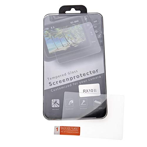 vhbw Cristal Protector de Pantalla LCD Película Protectora Compatible con Sony Cybershot DSC-RX10 II, DSC-RX10 Mark II, DSC-RX10M2 Cámara Réflex