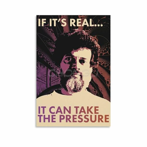 American Writer Terence Mckenna Portrait Art Poster 1 Canvas Painting Wall Art Poster for Bedroom Living Room Decor 08x12inch(20x30cm) Unframe-style