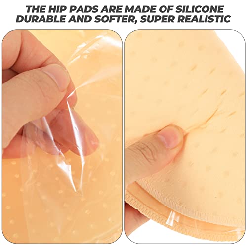 Healeved 2 Peças Almofadas De Silicone Removíveis Almofadas De Quadril Levantador De Nádegas Almofad