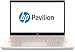 Price comparison product image HP Pavilion14-CE0595SA 14 Inch Laptop (Intel Pentium Gold 4415U Processor, Dual-core - 2.3 GHz, 4GB RAM, 128GB SSD, Windows 10 (64-bit)) - White and Gold