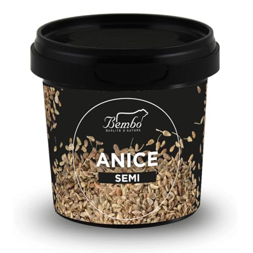 Semi Bembo: Semi di Anice Intero 60g – Essiccati Delicatamente per Conservare la Qualità – Confezione Salvafreschezza, Riutilizzabile e Riciclabile