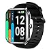 Produktbild Giaogor Armband Kompatibel Für ID206 Smartwatch, Sport Silikon Classic Ersatz Uhrenarmband Für ID206 Smartwatch (schwarz)