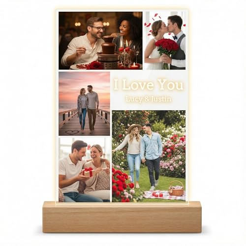 DONI Personalized LED Picture Light Frame - Custom Photo &