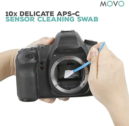 Movo Ccd Camera Dslr Cleaning Kit - Camera Lens Cleaning Kit For Digital Cameras - With Sensor Cleaning Kit, Microfiber Lens Cloth, Screen Cleaner Spray, Sensor Cleaning Blower, Lens Pen, And More #TOP2