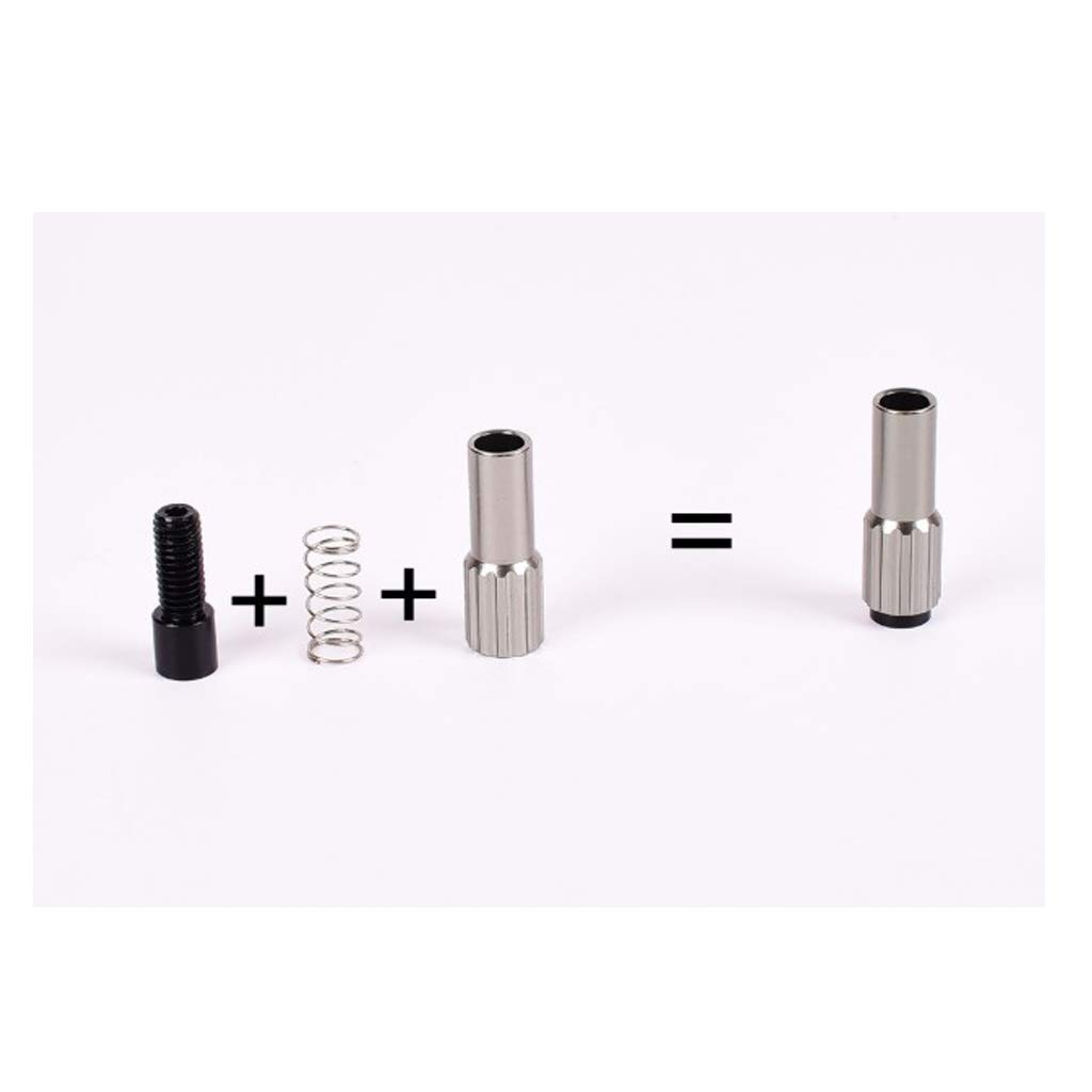 Baosity 5 Pair Bike Inline Indexed Cable Adjuster Derailleur Adapter Hose Cap Adjustment Screws