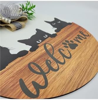 Rosfloa Meraklı Kedi Kapı Süsü (30 Cm) Karışık rosfloaNM134 - Görsel 4