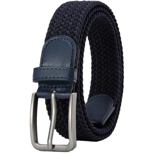 YTR6TW Men's Women Elastic Belts Unisex Casual Woven Belt Men Outdoor Climbing Training Work Belt Jeans Belts