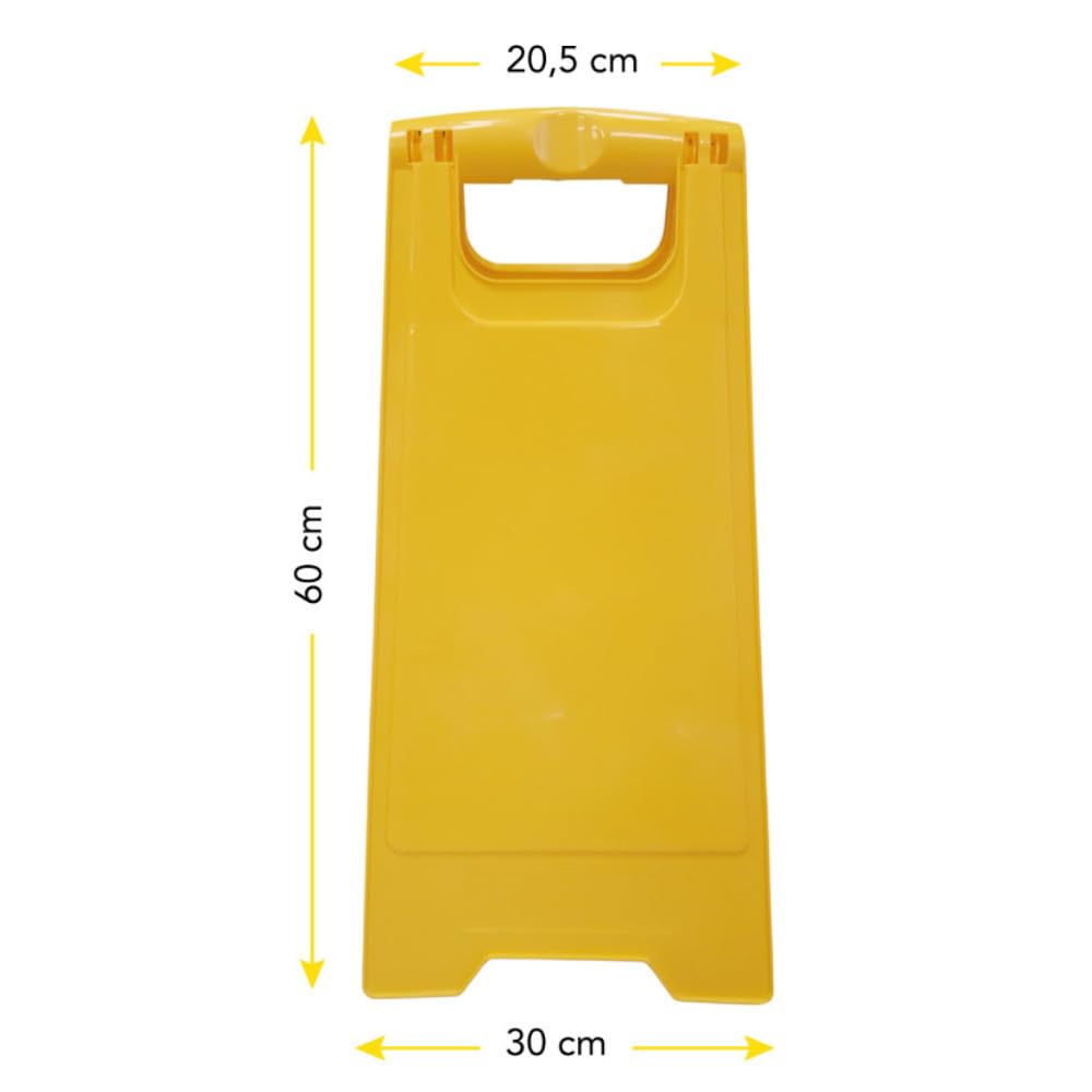 Signalétique.biz France - CHEVALET DANGER ARMOIRE SOUS TENSION. CHEVALET JAUNE PLIABLE. CHEVALET SIGNALISATION PLIABLE. PANNEAU SIGNALISATION SUR PIEDS. À L’UNITÉ OU LOT 2-60 CM X 30 CM.