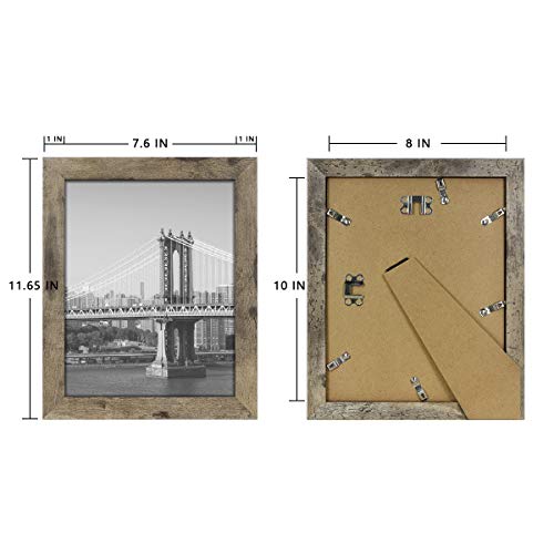 Hap Tim 8X10 Picture Frame Carbonized Black Wooden Photo Frames For Tabletop Display And Wall Decoration, Set Of 4 (Cwh-8X10-Cb) #TOP3