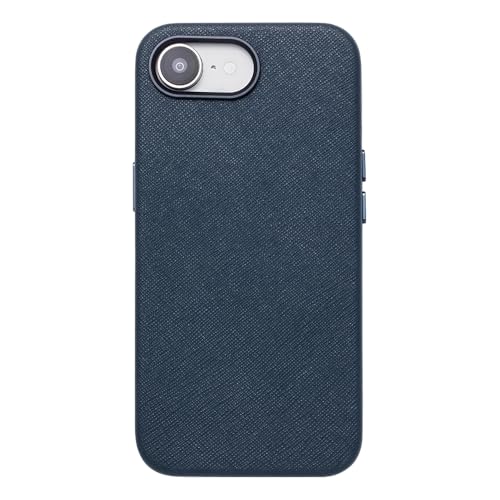 [ UNiCASE  ] Mag Plain Case for iPhone16e (navy) [ IV PU U[P[X ] ϏՌ P[X PUU[ ACtH Vv [ jP[X ]