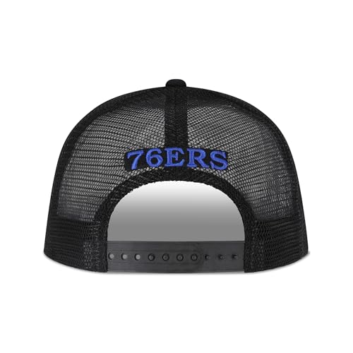 Image of Ultra Game Men's NBA Official Snap Back All Around The World Trucker Baseball Cap Hat