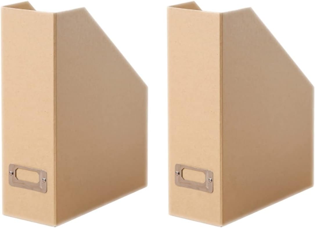 Operitacx 2 Pcs File Folder Holder Book Organizer Magazine File Holder File Folder