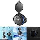 Kfz-Ladegerät für QC3 0, 12 V, für High-End-Fahrzeuge wie Wohnmobile und Yachten