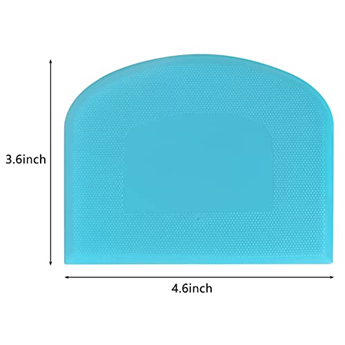 image for ALLTOP Bowl Spatula & Bench Scraper,Flexible Plastic Multipurpose Kitc