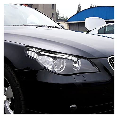 Cache-phares pour BMW Série 5 E60 (2004-2010) en plastique transparent - 6