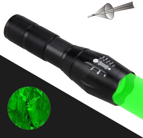 XLENTGEN 300 Yard Green Hunting Light Kit Zoomable Rechargeable with Switch - image 5