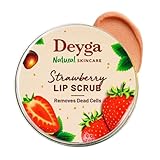Deyga Strawberry Lip Scrub (16 Grm) Exfoliates I Reduces Dryness