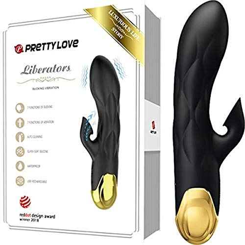 Pretty Love Royal Pleasure Liberators Vibrator Noir/Or Ø 3,6 x 19,2 cm