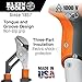 Klein Tools 50210EINS Electrician's Insulated Pump Pliers with Slim Handle, 10-Inch