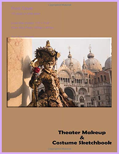 Theater Makeup And Costume Sketchbook: Victorian Scene Female Silhouette Performance Art Costume Design Workbook, Cosplay Idea Journal, Character Roleplay Outfit Ensemble, Drama Attire Notebook
