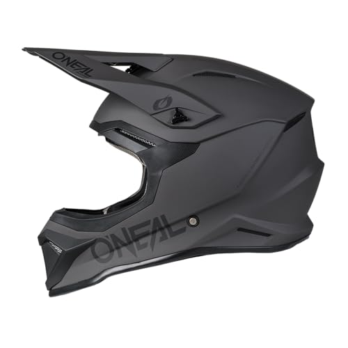 O'NEAL 4 SRS MX Helmet Adult Solid Gray/Black X-Large by O'NEAL - Image 5