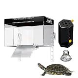 Qapayieg plateforme tortue d’eau avec rampe et couvercle photo 1