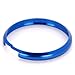 Astra Depot Smart Key Fob Ring Rim Trim Cover Direct Replacement for Mini Cooper Blue Aluminum