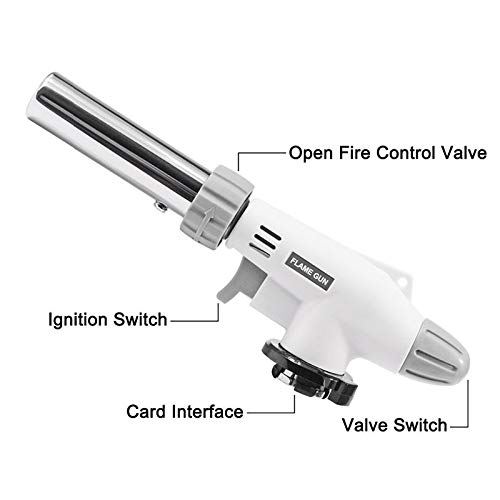 CHEdnh-Hk Flammengewehr Gasbrenner Flammenpistole Blowtorch Kochen Löten Butan Autoignition Gasbrenner Feuerzeug Heizung… – Bild 6