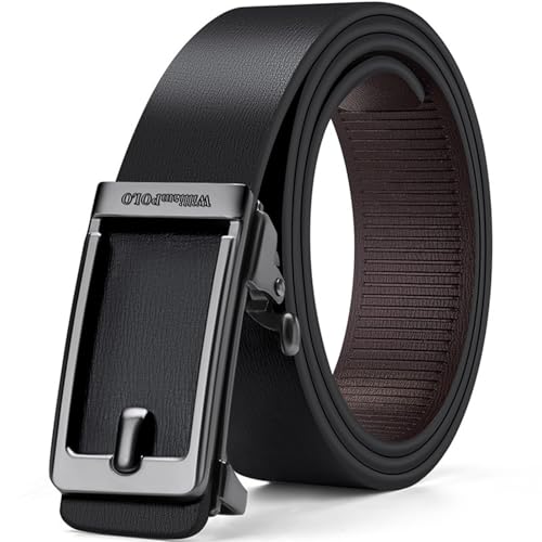 omiinitio Fácil de ajustar cinturón de cinturón para negocios elegante cuero cuero cintura cierre automático accesorios cinturón multicolores correa correa de cuero