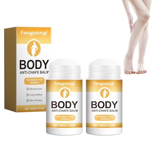 Fengyang® 2Pcs Anti Chafing Thigh Stick, Stick Antirozaduras Muslos, Crema Antirozaduras Muslos, Crema Antirozaduras, Crema Antifriccion Muslos, Palo Antirozaduras