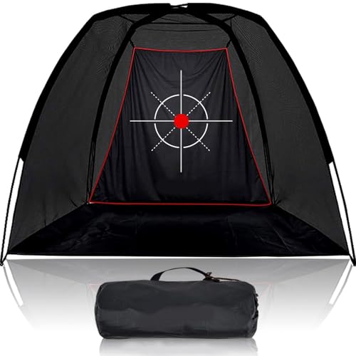 KAIDIDA Rete di allenamento da golf: 240 x 180 x 150 cm, in acciaio inox, per bambini, giardino, interni