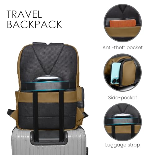 Image of Nordia Laptop Backpack - Sleek & Waterproof, Multi-Compartment Design, and Padded Straps for Work, School & Commute