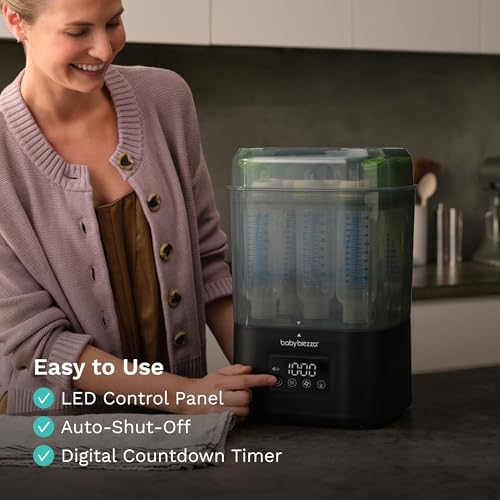 Baby Brezza 10 Minute SuperQuick Bottle Sterilizer + Dryer - Fits 8 Bottles - image 8