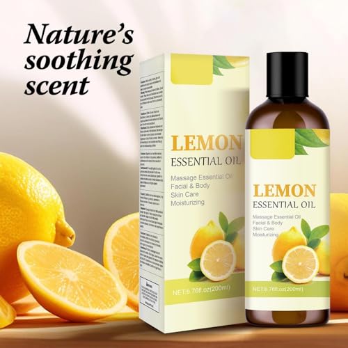 Aceite Esencial de Limón 200ML para Aromaterapia miniatura 6