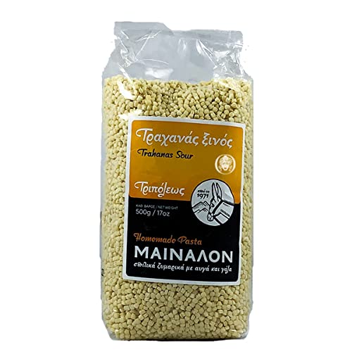 MAINALON TRADITION HOMEMADE GREEK PASTA | 500G BAG (Sour Trahanas)
