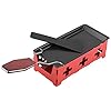 Raclette Table Grill, Portable Cheese Raclette Non-Stick BBQ Cheese Melt Pan Cheese Raclette with Foldable Handle Baking Tray Stove Set Home Kitchen Grilling Tool for Pancakes/Bacon/Pizza