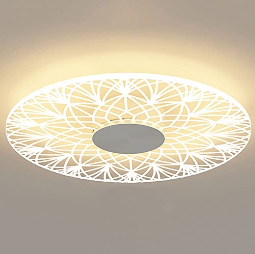 Plafonnier 6W dimmable rond plat moderne éclairage mesh pour maison