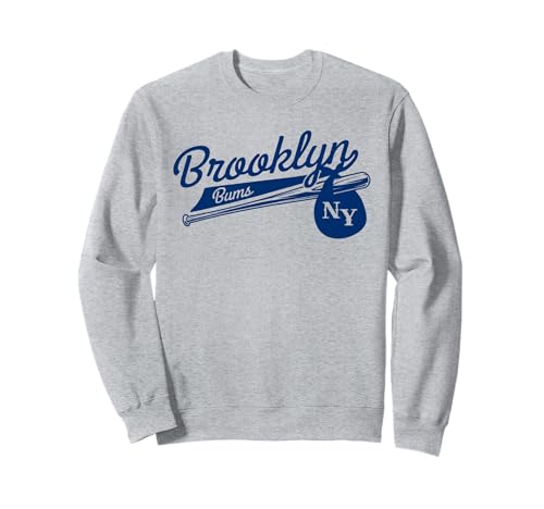 Retro Brooklyn Bums New York Baseball Ebbets Field Sweatshirt