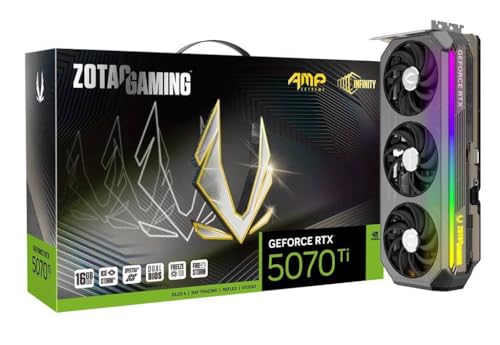 ZOTAC Gaming GeForce RTX 5070 Ti AMP Extreme Infinity 16GB GDDR7 Reflex 2 RTX AI DLSS4