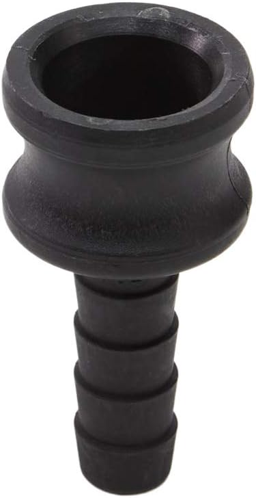3/4" x 1/2" PVC Camlock Hose Shank Fitting - Plastic Hose Barb Coupler - Poly Type E Male Cam Lock Hose Adapter - Barbed Hose Cam & Groove Coupler