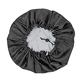 Elastisches Stirnband Satin Hut Nachtmützen Frauen Schönheitssalon Schlafen Einschichtige Nachtmützen Damenmode Stretch Haarpflege Mützen Silikonspray Haare (C-@, One Size)