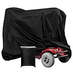 Heavy Duty Mobility Scooter Cover,170x 61x117cm Anti Dust Waterproof 190D Oxford Mobility Scooter Rain Cover with Storage Bag for Motorbike Scooter Indoor Outdoor Protection